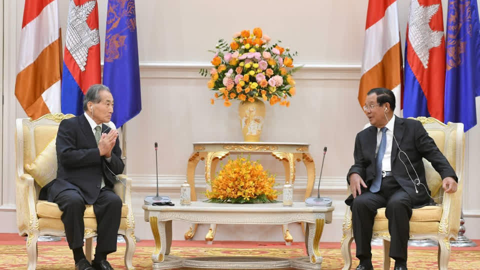 洪森总理要求日本帮助柬埔寨培训柔道选手能力，为今后参加东南亚运动会做好准备