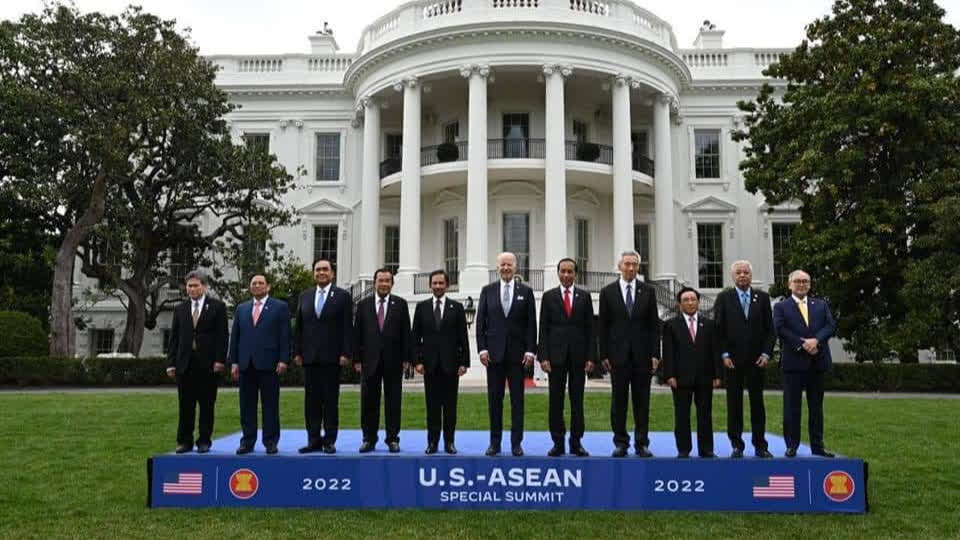 美国总统拜登在白宫设宴，热情招待东盟国家首脑！（附视频）